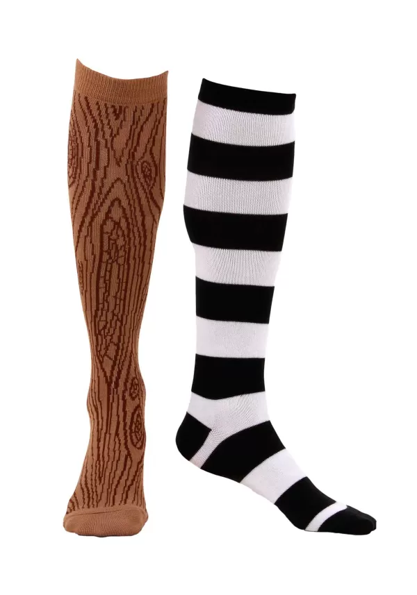 Best Sale Knee-High Mismatched Pirate Socks For Men Socks / Slippers