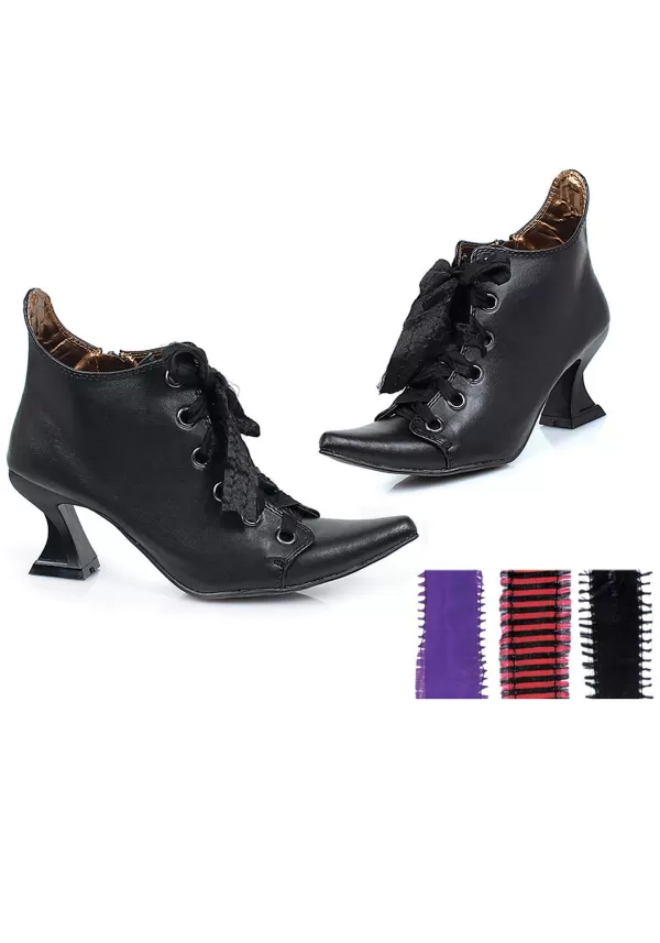 Best Sale Lace Up Women'S Witch Shoes Boots/Shoes