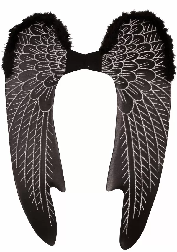 New Large Black Angel Wings Wings