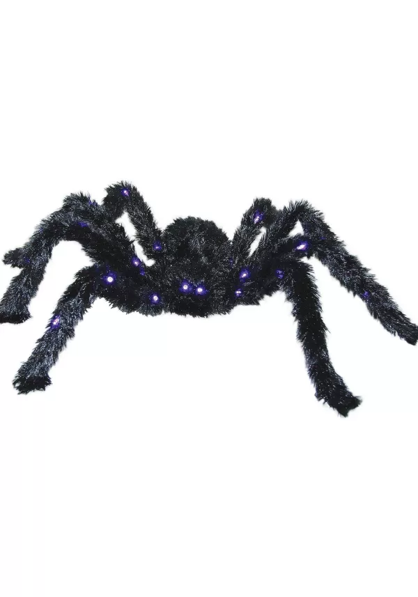 Clearance Light Up Black Spider Halloween Decoration Halloween Props