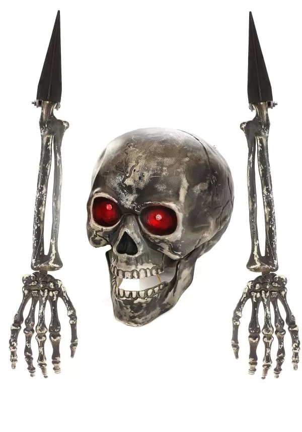 Best Sale Light Up Skull And Hands Halloween Decoration Outdoor Decorations