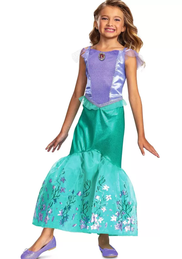 Best Little Mermaid Deluxe Ariel Costume Dress For Girls Toddler Costumes