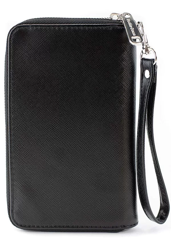 Fashion Long Live The Pumpkin King Women'S Pu Zip Around Wallet Halloween Clothes