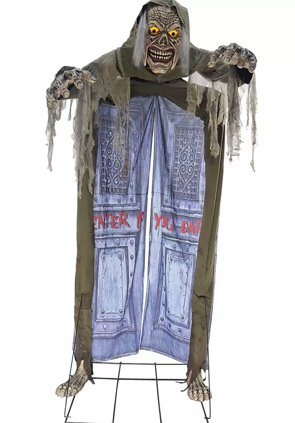 Online Looming Ghoul 10 Foot Animated Archway Prop Animatronics