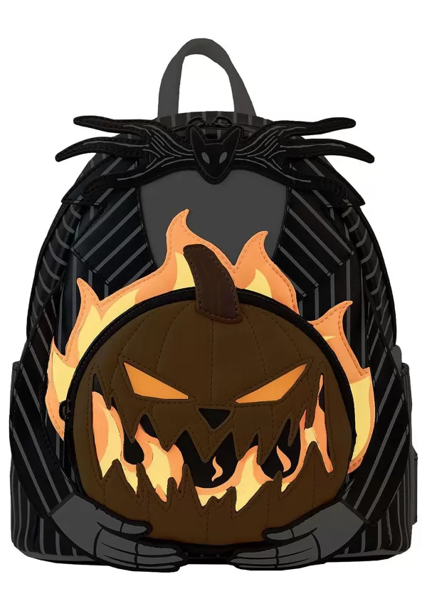 Cheap Disney Nightmare Before Christmas Jack Pumpkin Head Glow Mini Backpack Backpacks