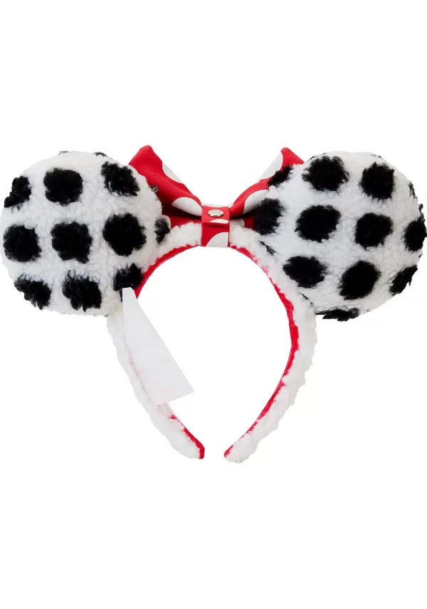 Best Minnie Mouse Rocks The Dots Sherpa Ear Headband Headbands