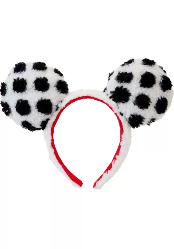 Best Minnie Mouse Rocks The Dots Sherpa Ear Headband Headbands