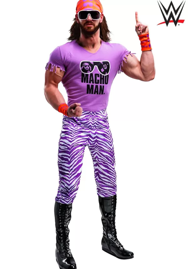 Hot Macho Man Madness Wwe Adult Costume Men'S Costumes