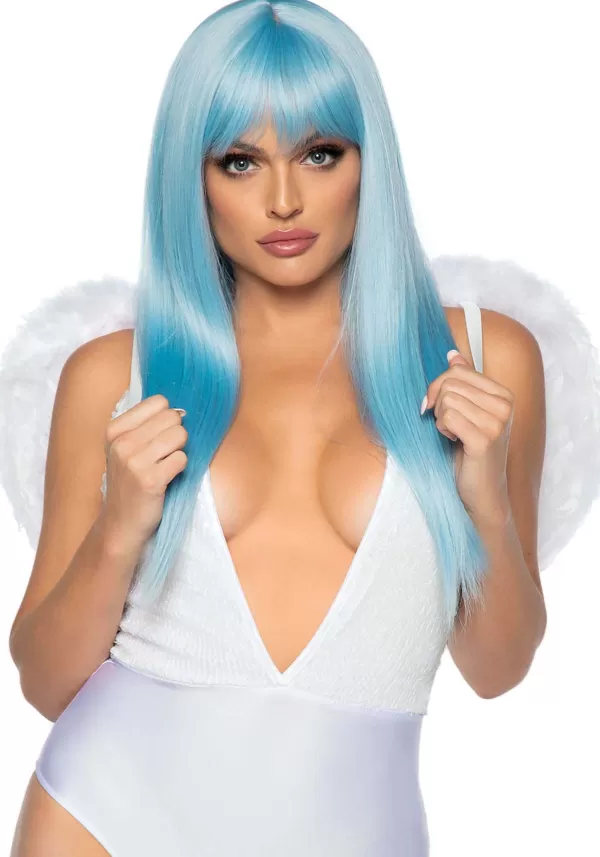 Fashion Marabou Trimmed Feather Angel Wings Wings