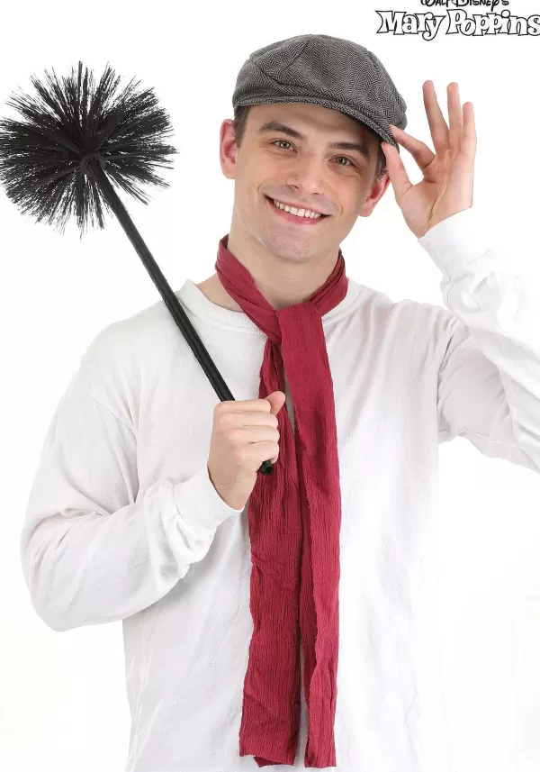 Hot Mary Poppins Bert Hat, Scarf & Brush Accessory Kit Accessory Kits