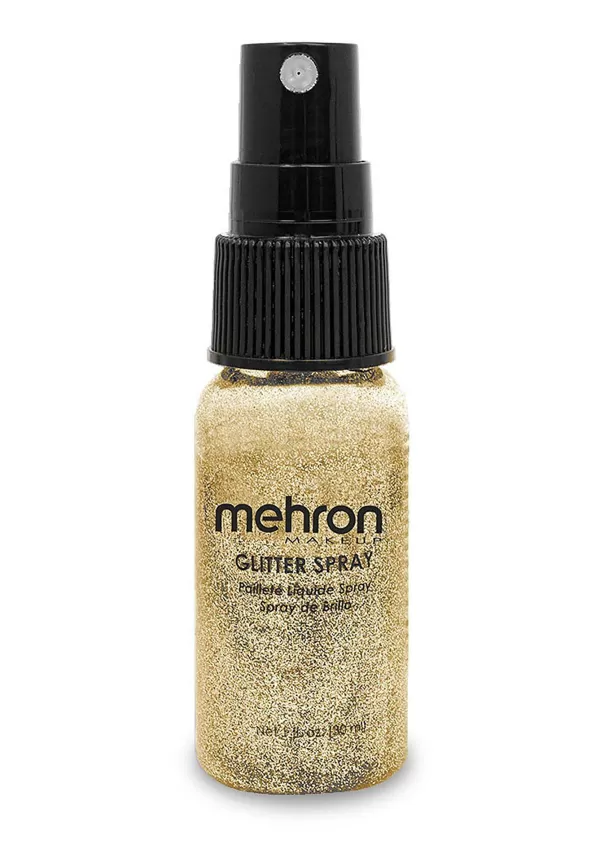 Shop Mehron Gold Glitter Spray Makeup