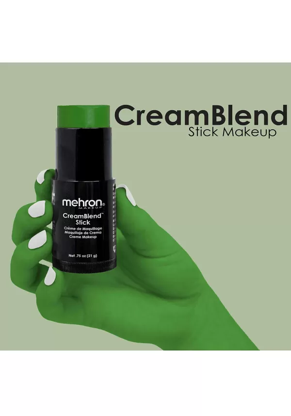 New Mehron Green Creamblend Makeup Stick Makeup