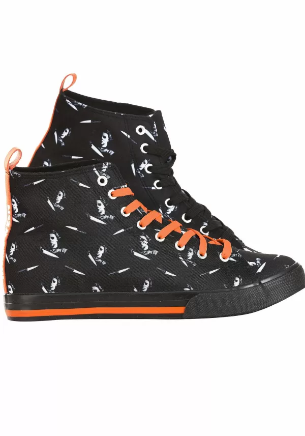 New Michael Myers Halloween High Top Shoes Boots/Shoes