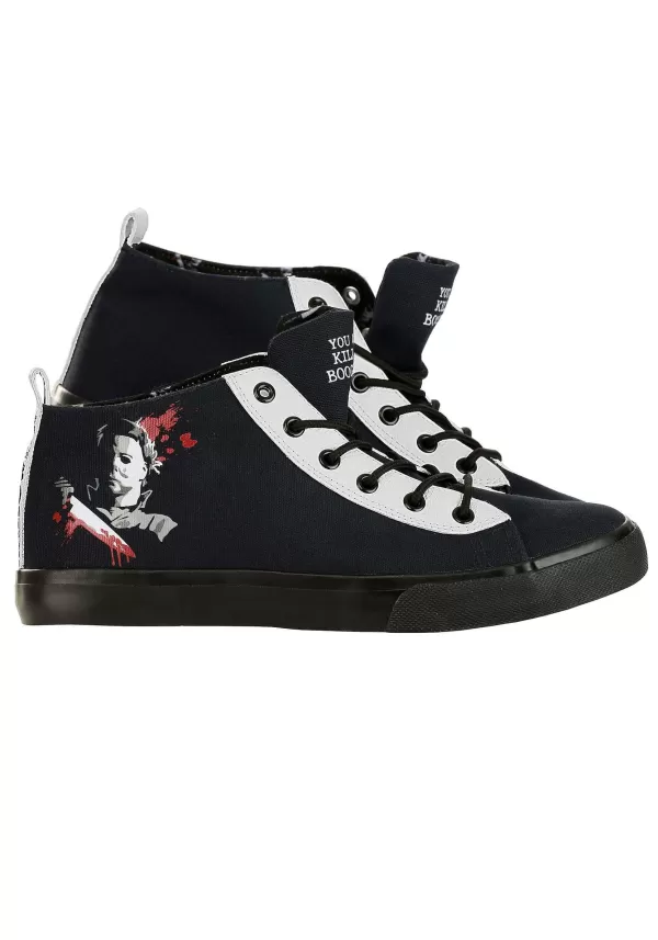 Cheap Michael Myers Halloween Low Top Shoes Halloween Clothes