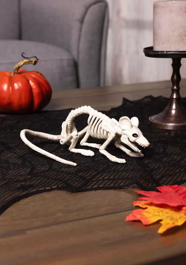 Cheap Mini Skeleton Rat Decor Halloween Props