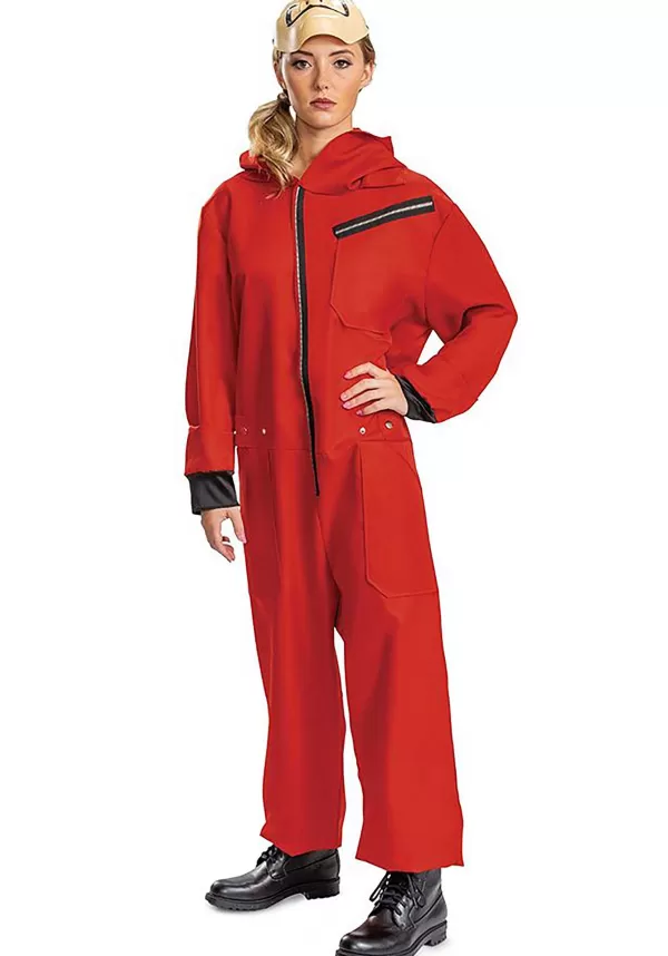 Hot Money Heist Jumpsuit And Mask Costume For Adults Men'S Costumes