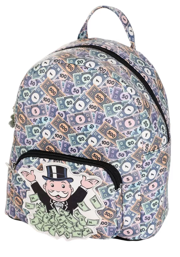 Discount Monopoly Aop Money Mini Backpack Backpacks