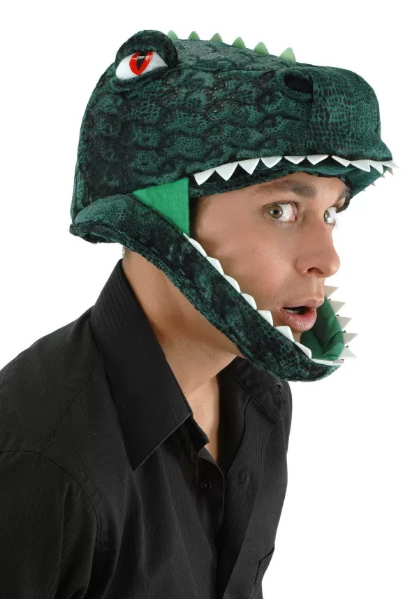 New Padded T-Rex Jawesome Costume Hat Accessory Hats