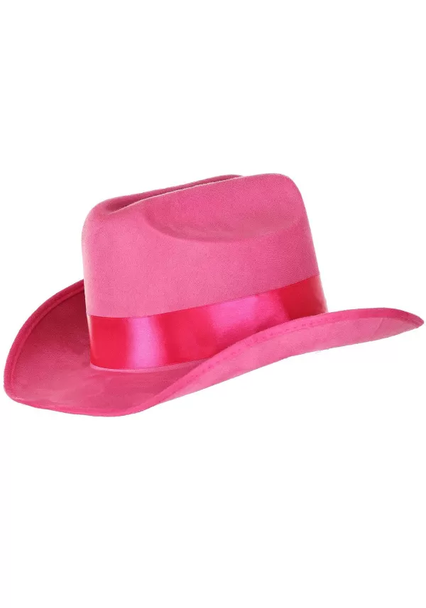 Online Pink Cowboy Costume Hat For Girls Hats