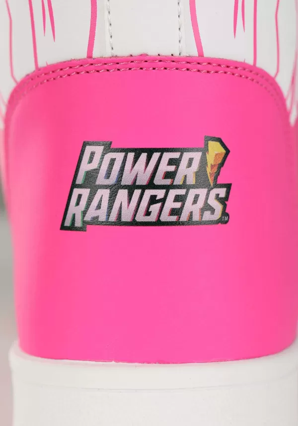 New Pink Power Rangers Costume Inspired Sneakers For Adults Boots/Shoes