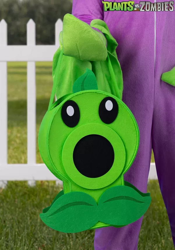 Outlet Plants Vs. Zombies Pea Shooter Candy Bag Trick Or Treat Bags / Pails