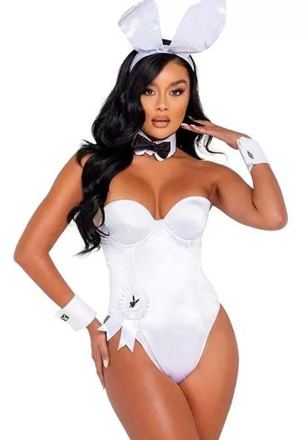 Hot Playboy White Bunny Costume For Women Sexy Costumes