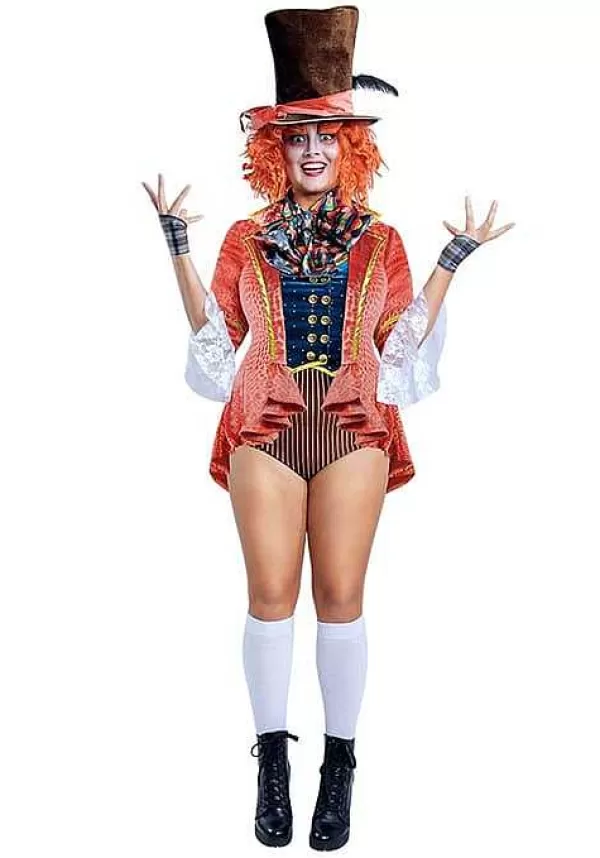 Outlet Plus Size Adventurous Hatter For Women Sexy Costumes