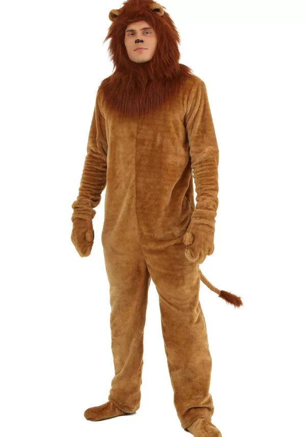 Discount Plus Size Deluxe Lion Costume For Men Men'S Costumes