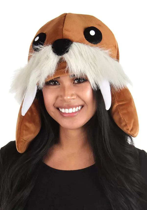 Flash Sale Plush Walrus Spray Toy Costume Hat Hats