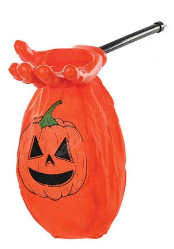 Hot Pumpkin Loot Scoop Candy Bag Trick Or Treat Bags / Pails