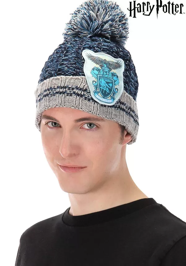 Online Ravenclaw Heathered Warm Pom Beanie Hats