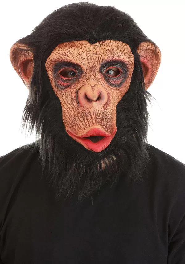 Fashion Realistic Chimpanzee Costume Mask For Adults Masks