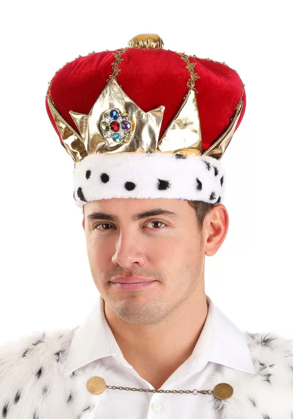 Clearance Red Royal King Hat Hats