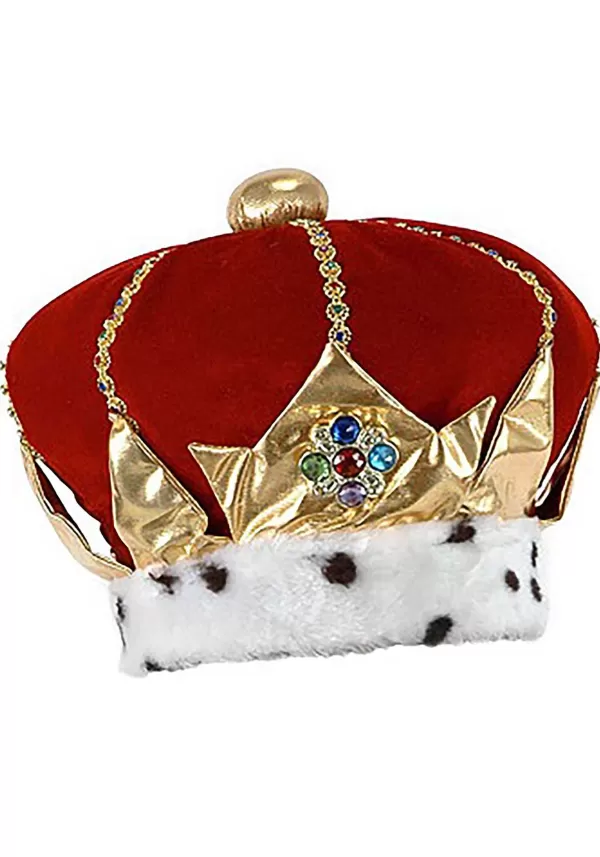 Clearance Red Royal King Hat Hats