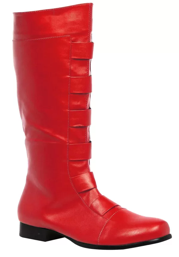 Outlet Red Superhero Boots For Adults Boots/Shoes