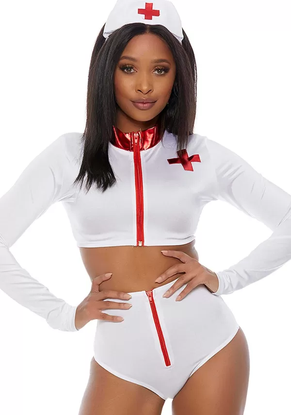 Best Sale Rescue Me Nurse Costume For Women Sexy Costumes