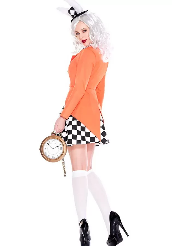 Fashion Sexy Adventurous White Rabbit Costume For Women Sexy Costumes