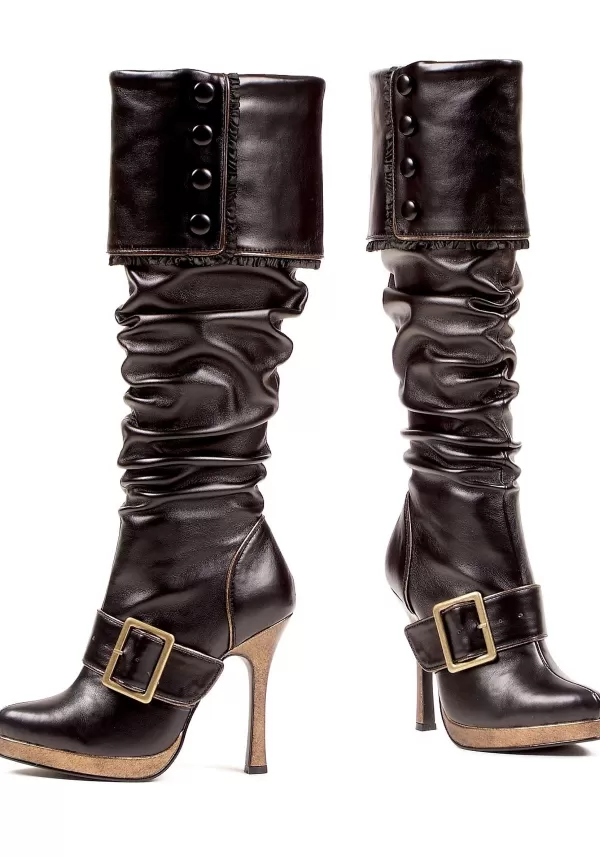 Best Sale Sexy Buckle Pirate Boots Boots/Shoes