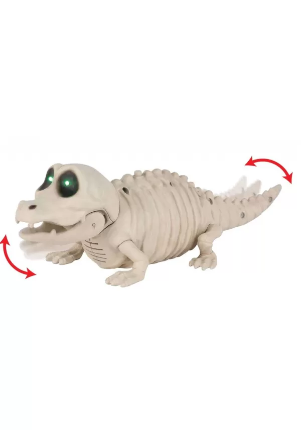 Store Shaking Gator Bones Halloween Decoration Animatronics