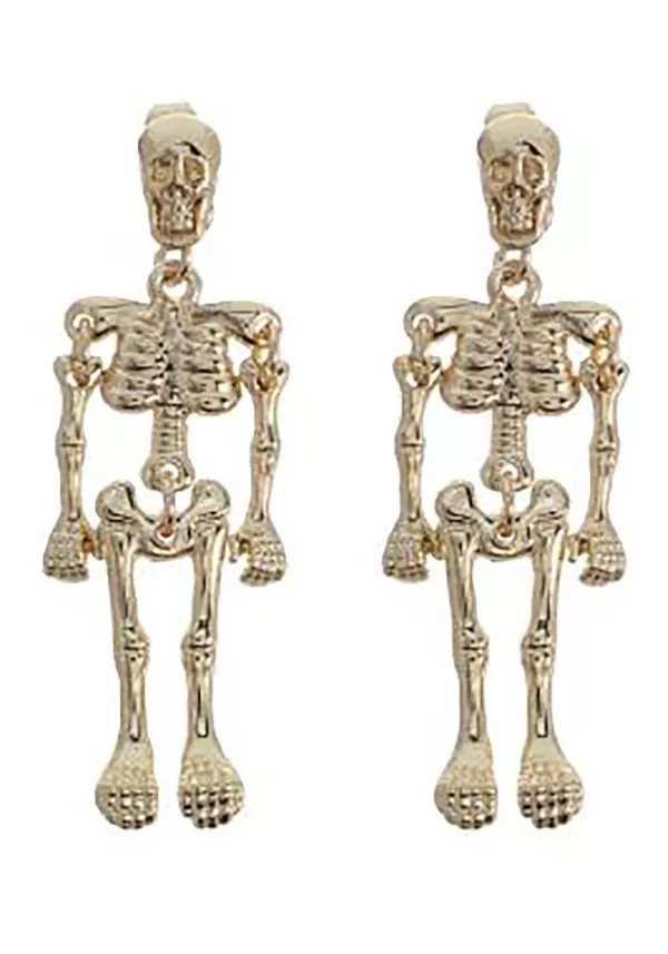 Best Skeleton Dangle Earrings Costume Jewelry