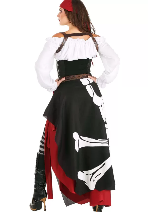 Discount Skeleton Flag Rogue Pirate Costume For Women Women'S Costumes