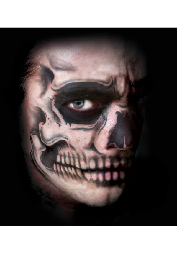 Sale Skull Face Temporary Tattoo Makeup