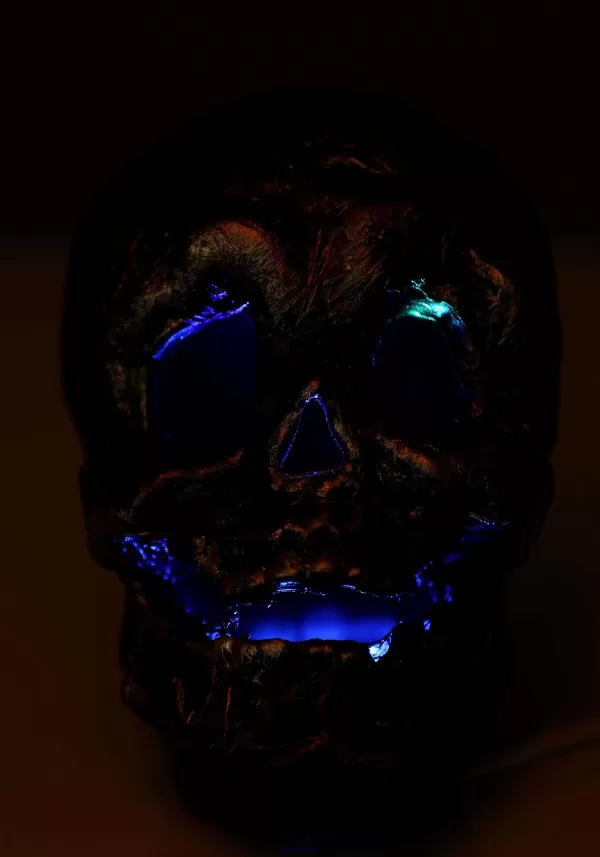 Outlet Skull With Color Changing Led Lights Decoration Indoor Decorations