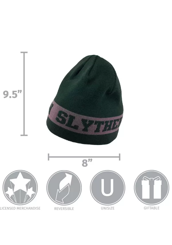 Clearance Slytherin Reversible Warm Knit Beanie Hats