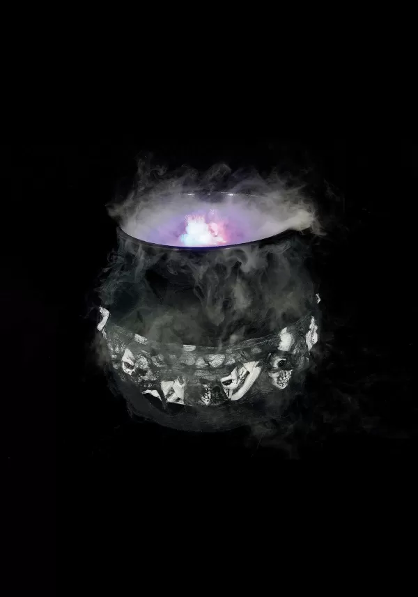 Hot Smoking Cauldron Halloween Decoration Fog Machines