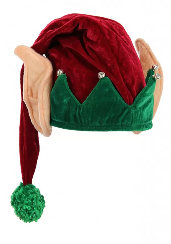 Discount Soft Elf Hat With Ears For Adults Hats