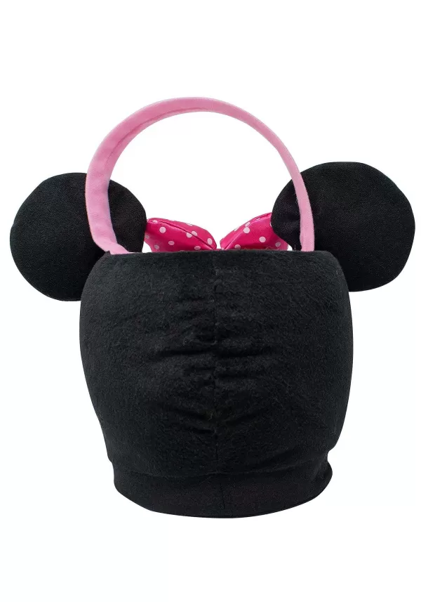 Shop Soft Minnie Mouse Trick Or Treat Bucket Trick Or Treat Bags / Pails