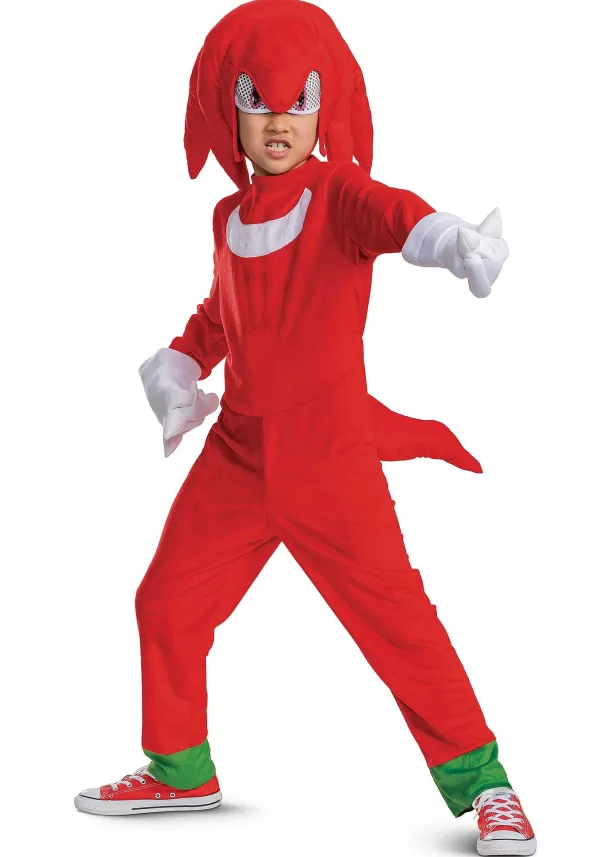 Best Sonic 2 Knuckles Deluxe Costume For Kids Boy Costumes