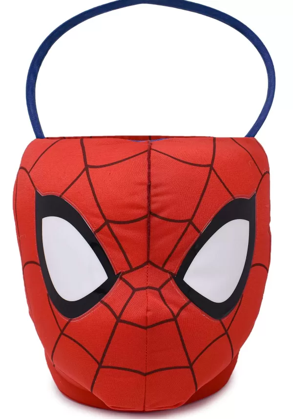 Cheap Spider-Man Plush Treat Basket Trick Or Treat Bags / Pails