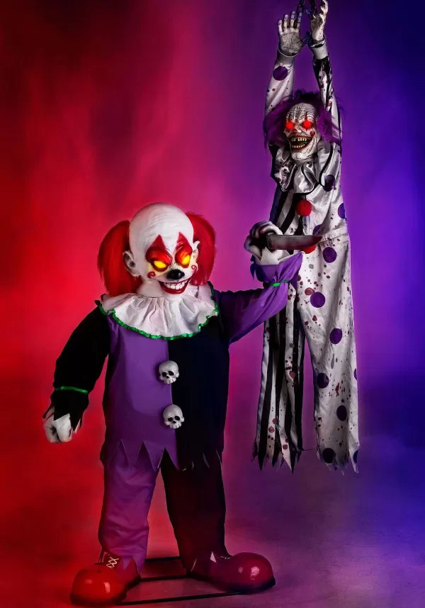 Sale Spine Shivering Shaking Clown Halloween Decoration Animatronics